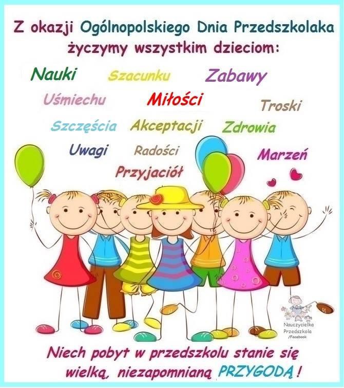 plakat Dzień Przedszkolaka