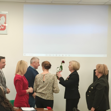 Medal Komisji Edukacji Narodowej dla Dyrektor Przedszkola Publicznego Bajkowej Akademii w Rozalinie